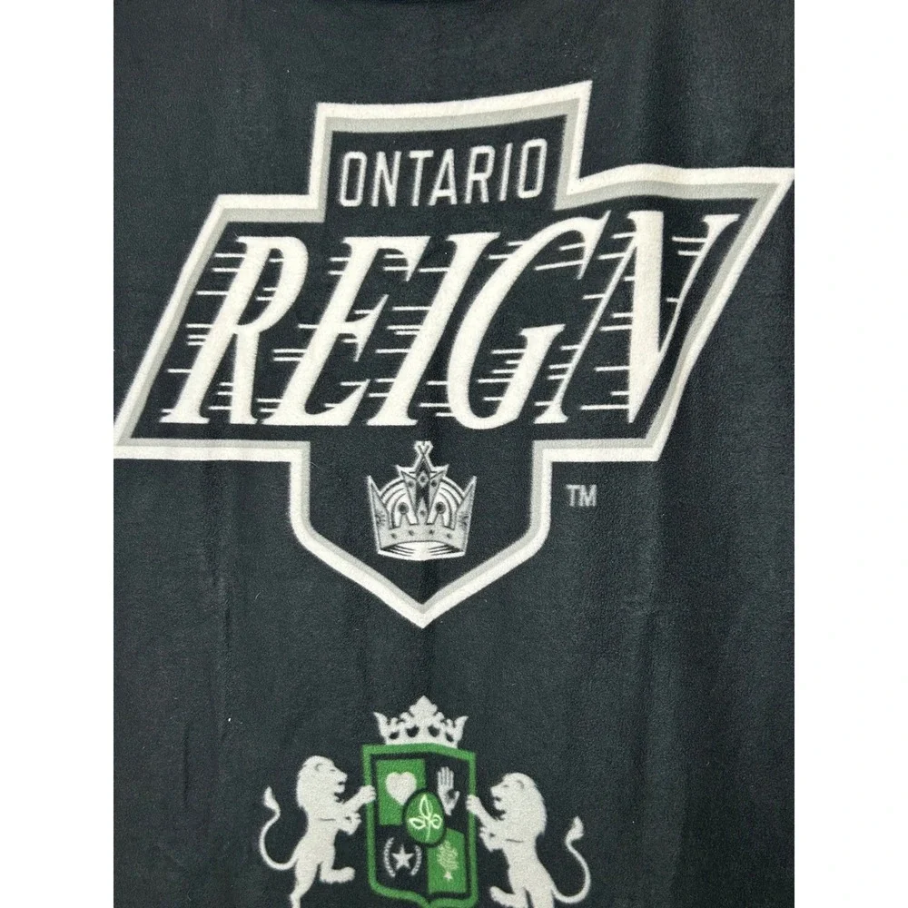 Ontario Reign AHL Hockey Game Giveaway Fleece Throw Blanket‎
